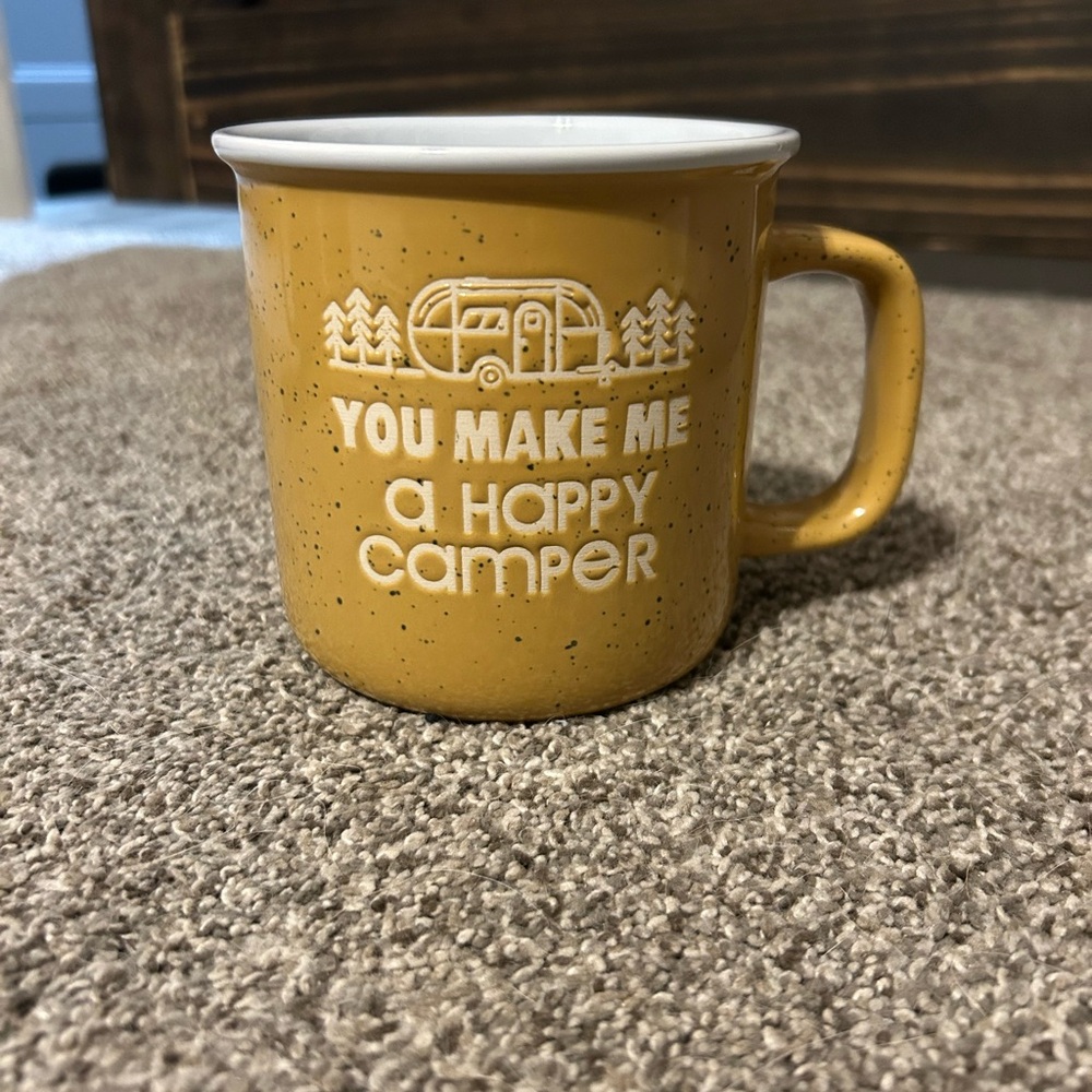 Yellow Ceramic Mug for Dining